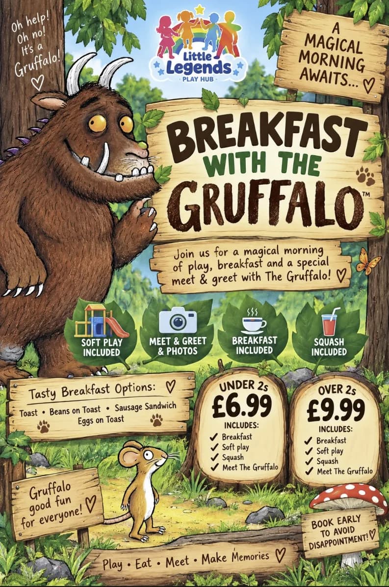Breakfast with the Gruffalo