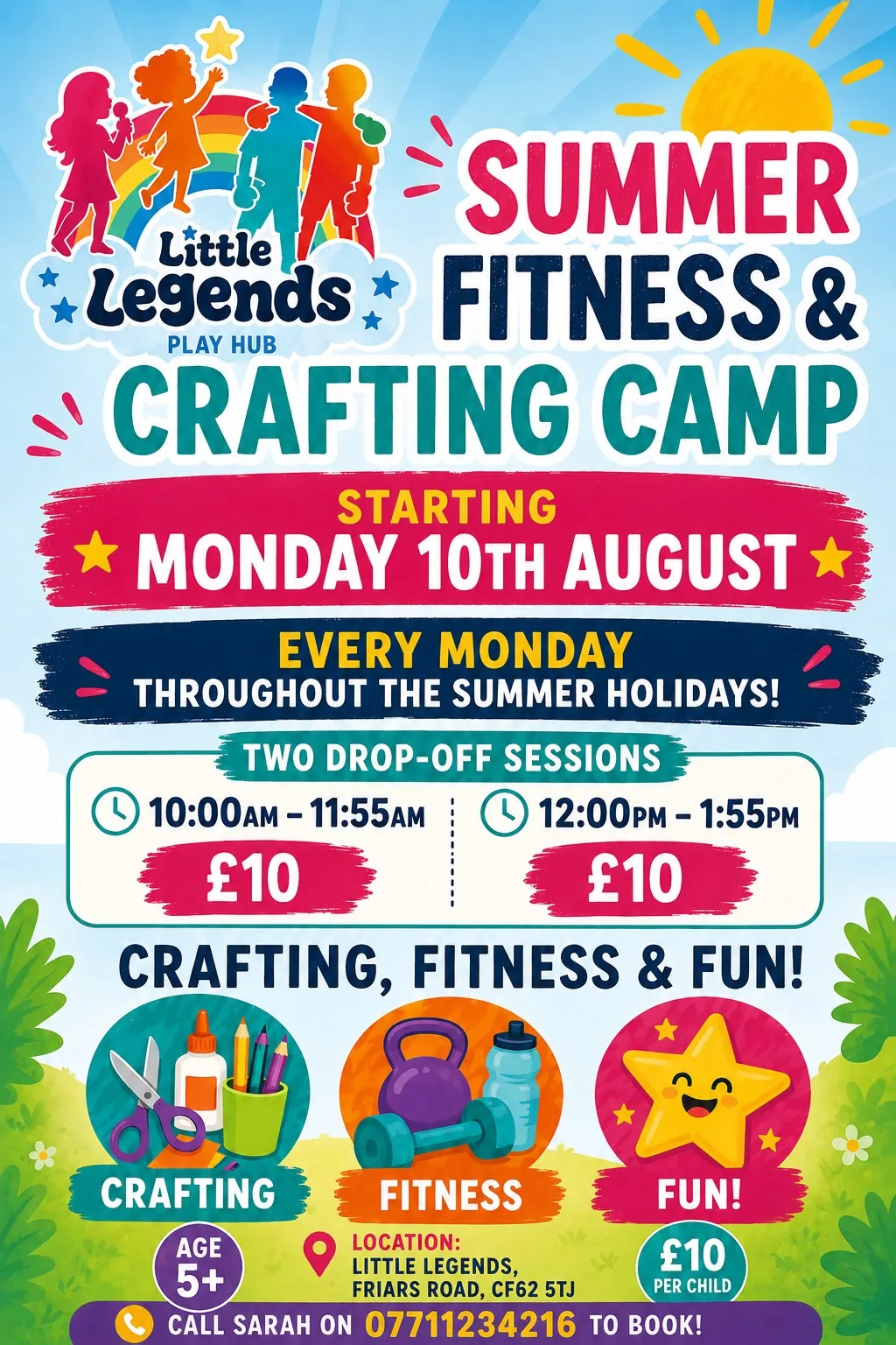 Summer Fitness & Crafting Camp